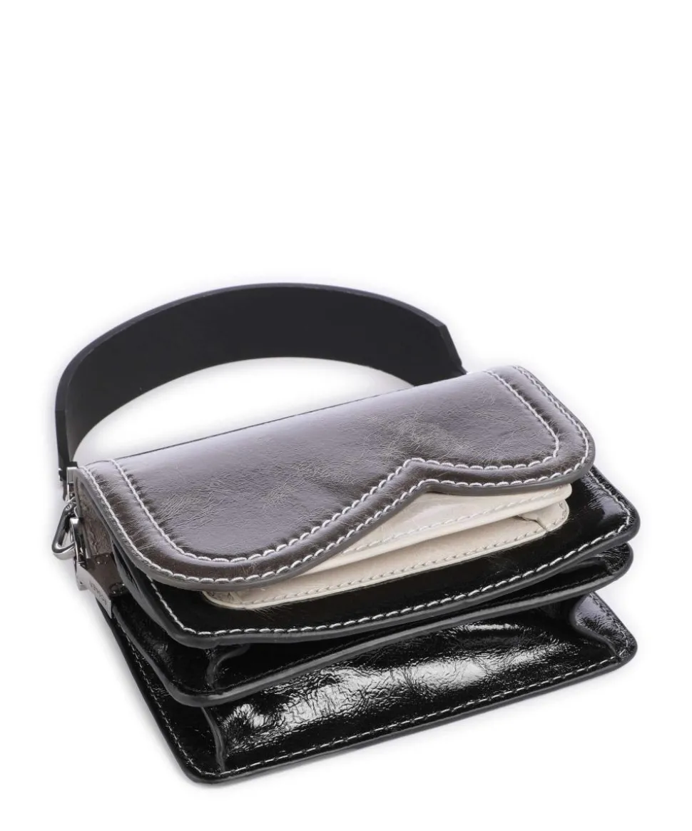 Bex Eartha Schultertasche fein genarbtes Rindsleder mehrfarbig