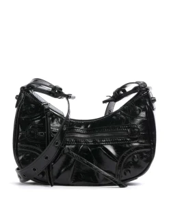 BGLOWING Umhängetasche Lederimitat schwarz