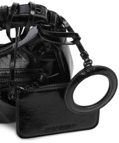 BGLOWING Umhängetasche Lederimitat schwarz