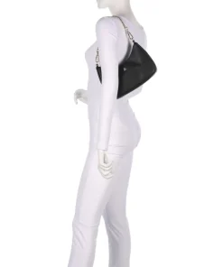 BHABIT Schultertasche Lederimitat schwarz