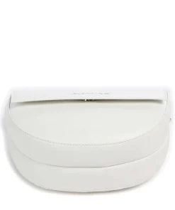 Bigs Umhängetasche Lederimitat weiß