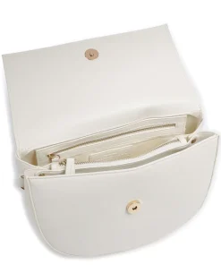 Bigs Umhängetasche Lederimitat weiß