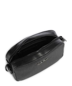 Billion Umhängetasche Lederimitat dunkelgrau