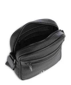 Billion Umhängetasche Lederimitat dunkelgrau