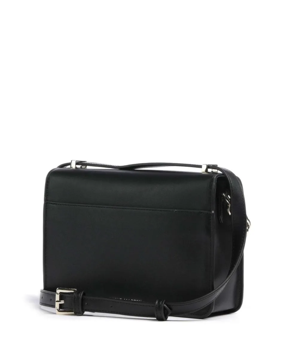 BINDIO-L Schultertasche Lederimitat schwarz