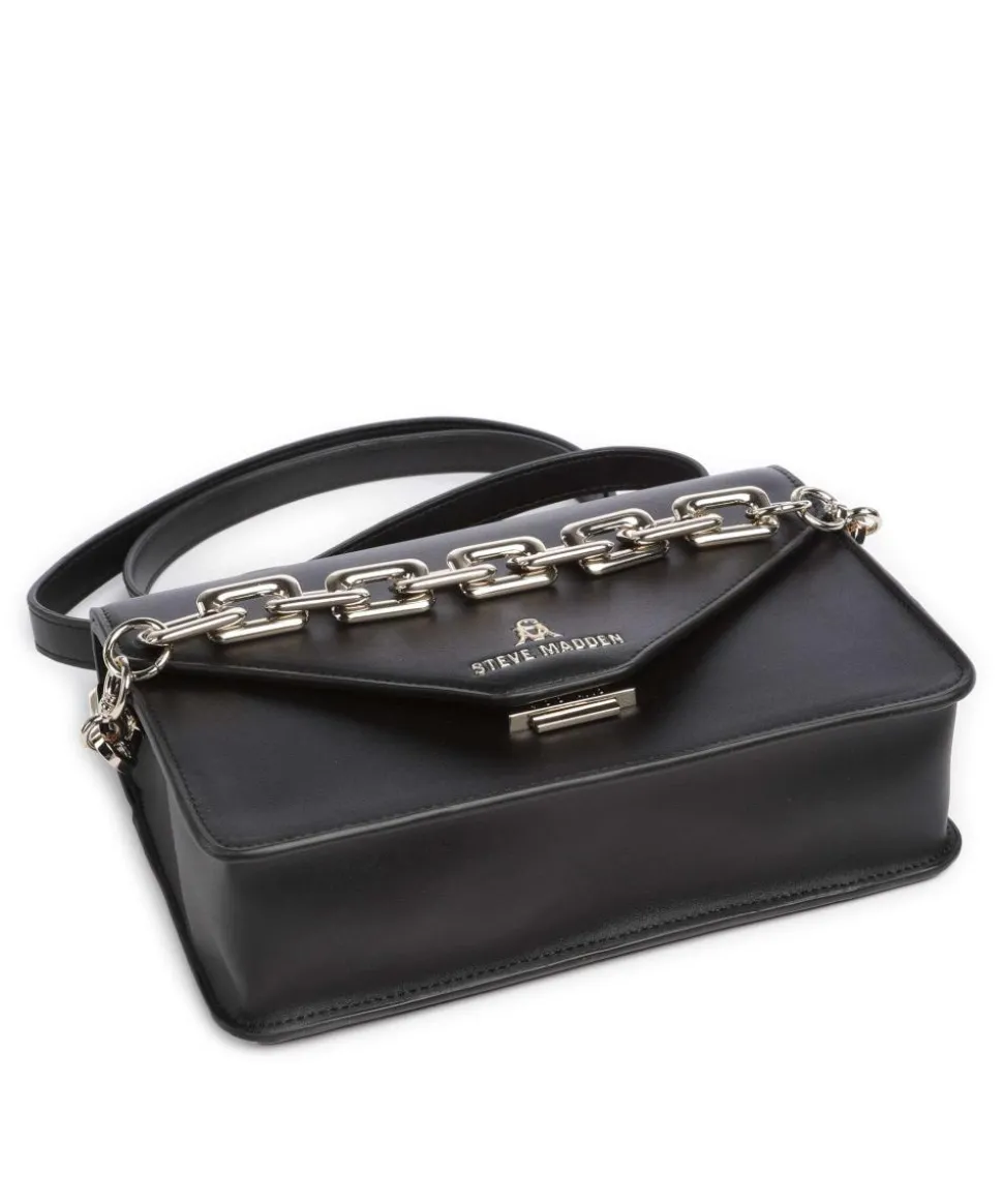 BINDIO-L Schultertasche Lederimitat schwarz