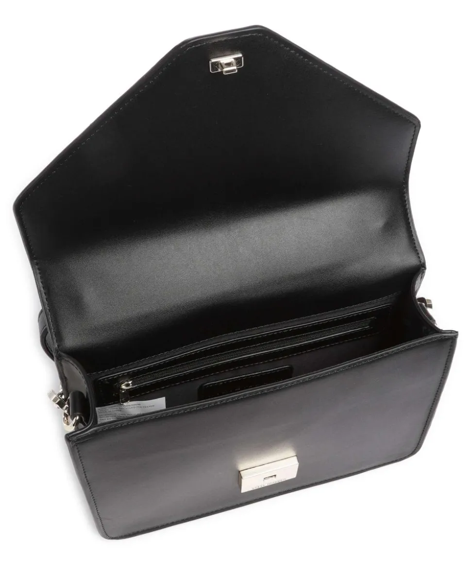 BINDIO-L Schultertasche Lederimitat schwarz