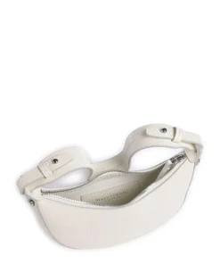 Bira Schultertasche genarbtes Rindsleder creme