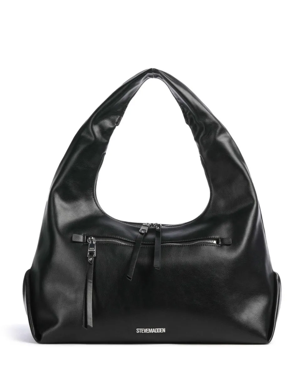 BIVA Beuteltasche Lederimitat schwarz