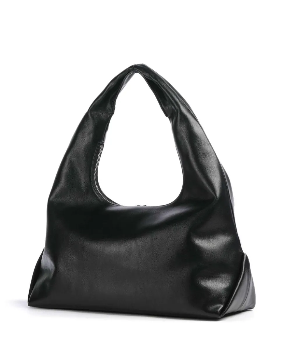 BIVA Beuteltasche Lederimitat schwarz