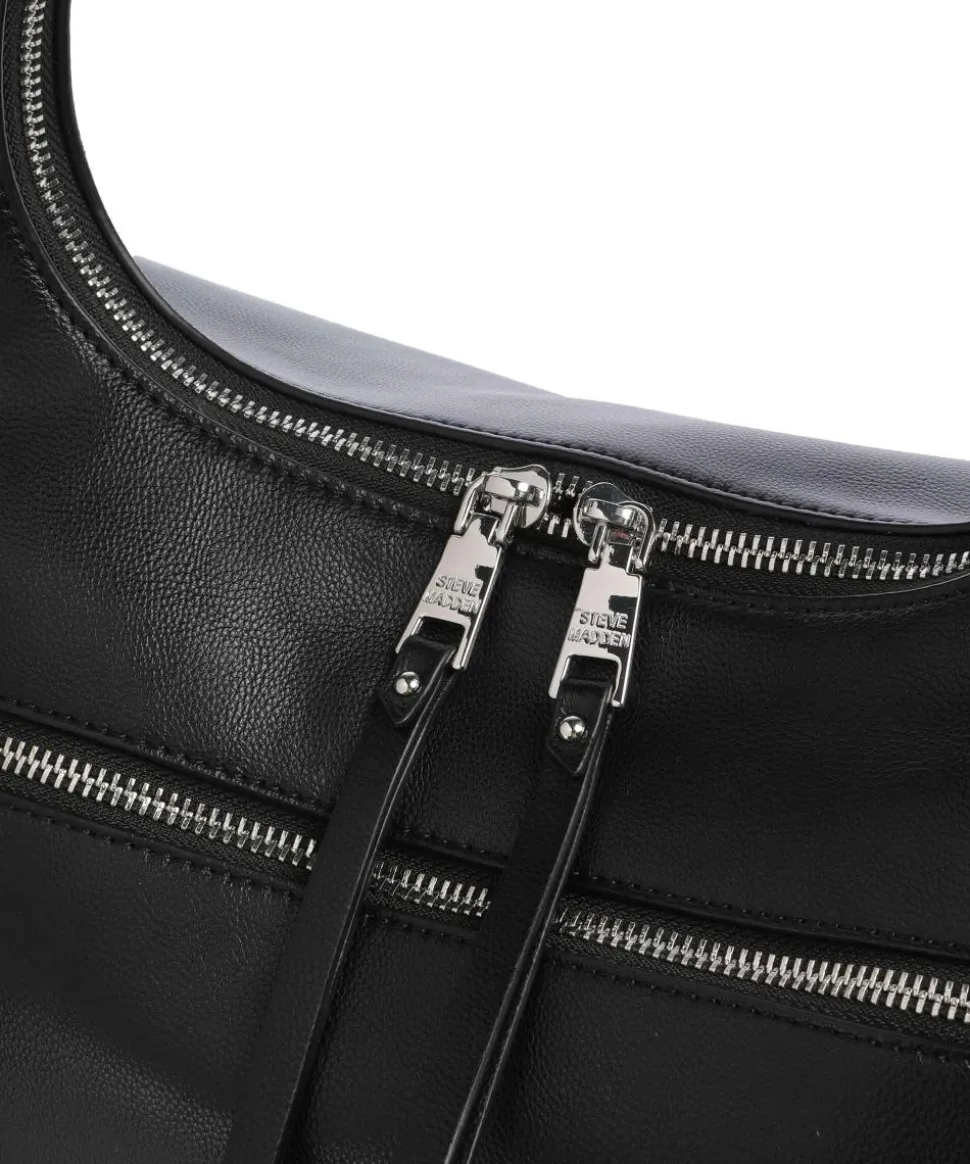 BIVA Beuteltasche Lederimitat schwarz