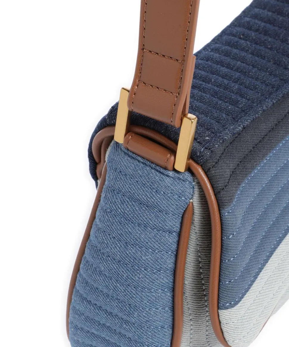 BKES-N Schultertasche Textil blau