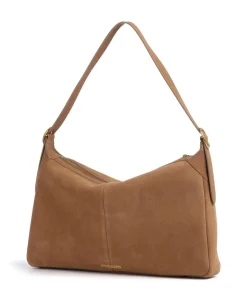 BKLARITY Beuteltasche Wildleder tan