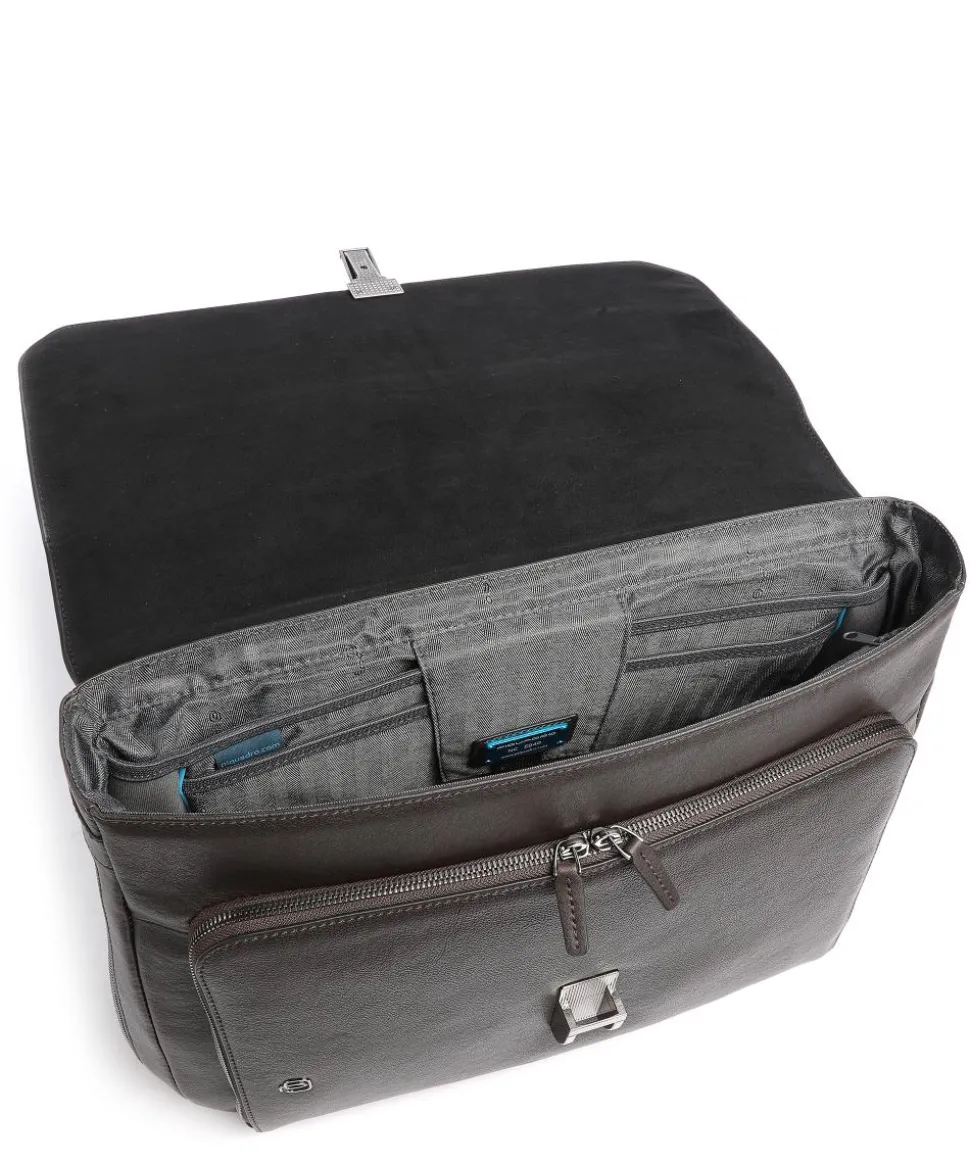 Black Square Aktentasche 15″ Leder dunkelbraun