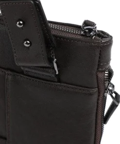 Black Square Aktentasche 15″ fein genarbtes Leder dunkelbraun