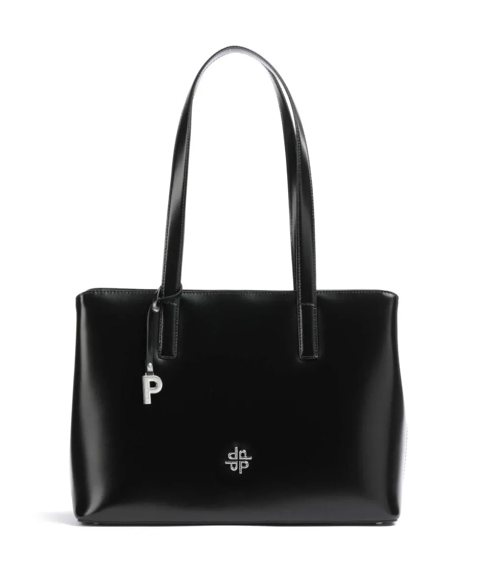 Black Tie Shopper glattes Rindsleder schwarz
