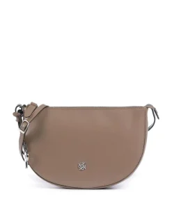 Black Tie Umhängetasche glattes Rindsleder hellbraun