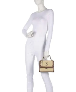 BLATTUCA Handtasche Polyurethane braun/beige