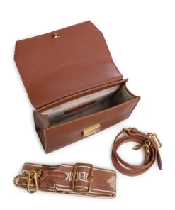 BLATTUCA Handtasche Polyurethane cognac