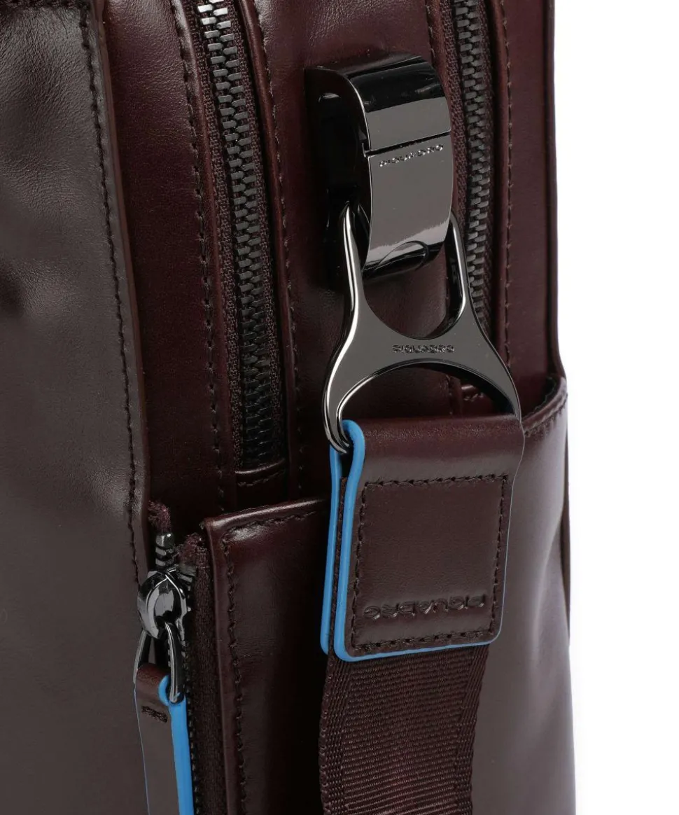 Blue Square Aktentasche 15″ fein genarbtes Rindsleder dunkelbraun