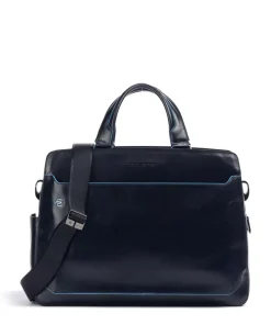 Blue Square Aktentasche 15″ fein genarbtes Rindsleder navy