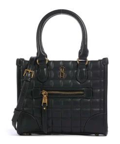 BMASSI Handtasche Lederimitat schwarz