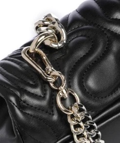 BNOTABLE Umhängetasche Lederimitat schwarz