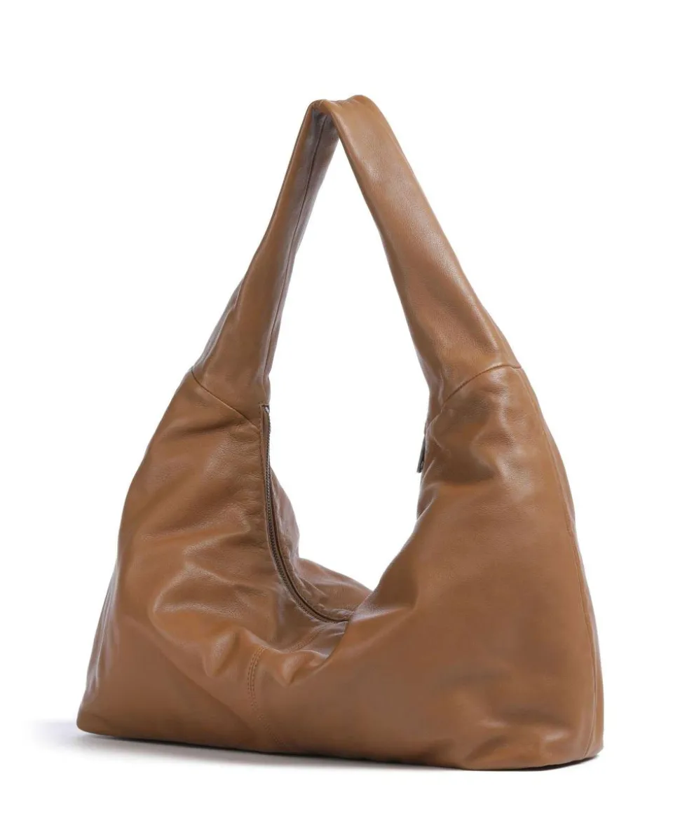 Bo Sheep Natural L Beuteltasche Schafsleder braun