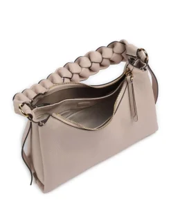 Boheme Grana Double Schultertasche genarbtes Leder altrosa