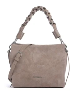 Boheme Suede Handtasche aufgerautes Rindsleder taupe