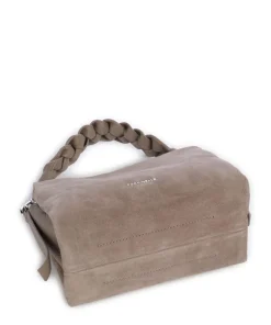 Boheme Suede Handtasche aufgerautes Rindsleder taupe