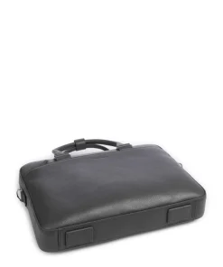 Bosun Aktentasche 15″ genarbtes Rindsleder dunkelgrau