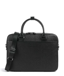 Bosun Aktentasche genarbtes Rindsleder schwarz