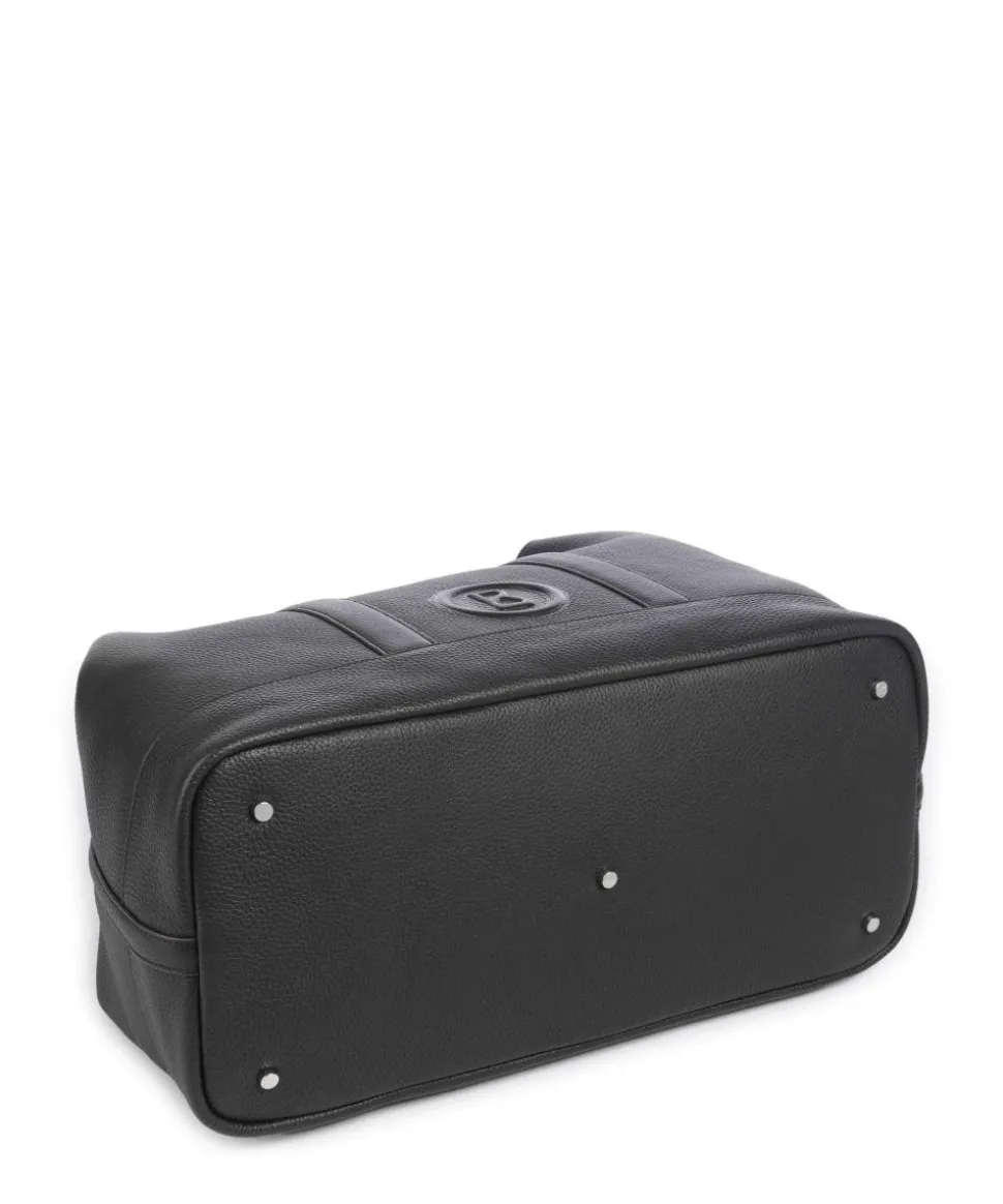 Bozen Theresa Shopper genarbtes Rindsleder schwarz