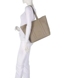 Bozen Zeta Shopper genarbtes Rindsleder taupe