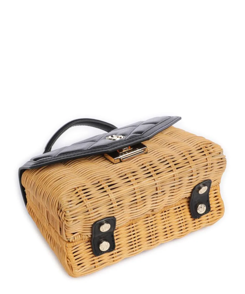 BPICNIC Umhängetasche Rattan natur/schwarz