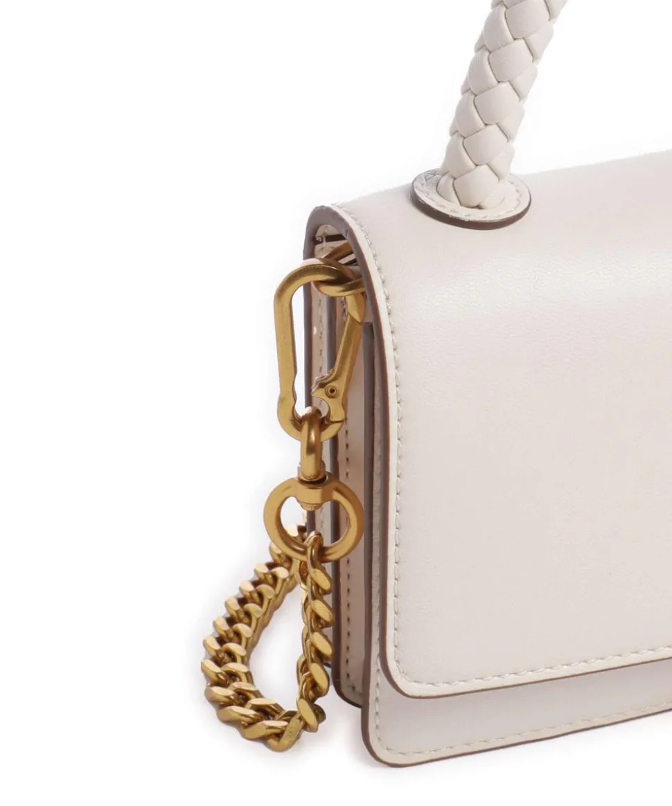 BRAGE Umhängetasche Lederimitat elfenbein