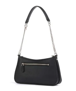 Bramina Schultertasche Lederimitat schwarz