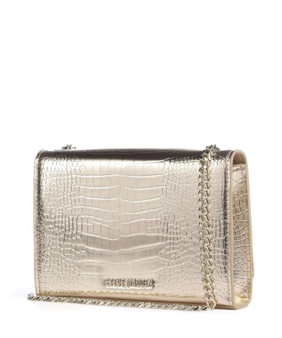 BRAMONIE Umhängetasche Lederimitat gold