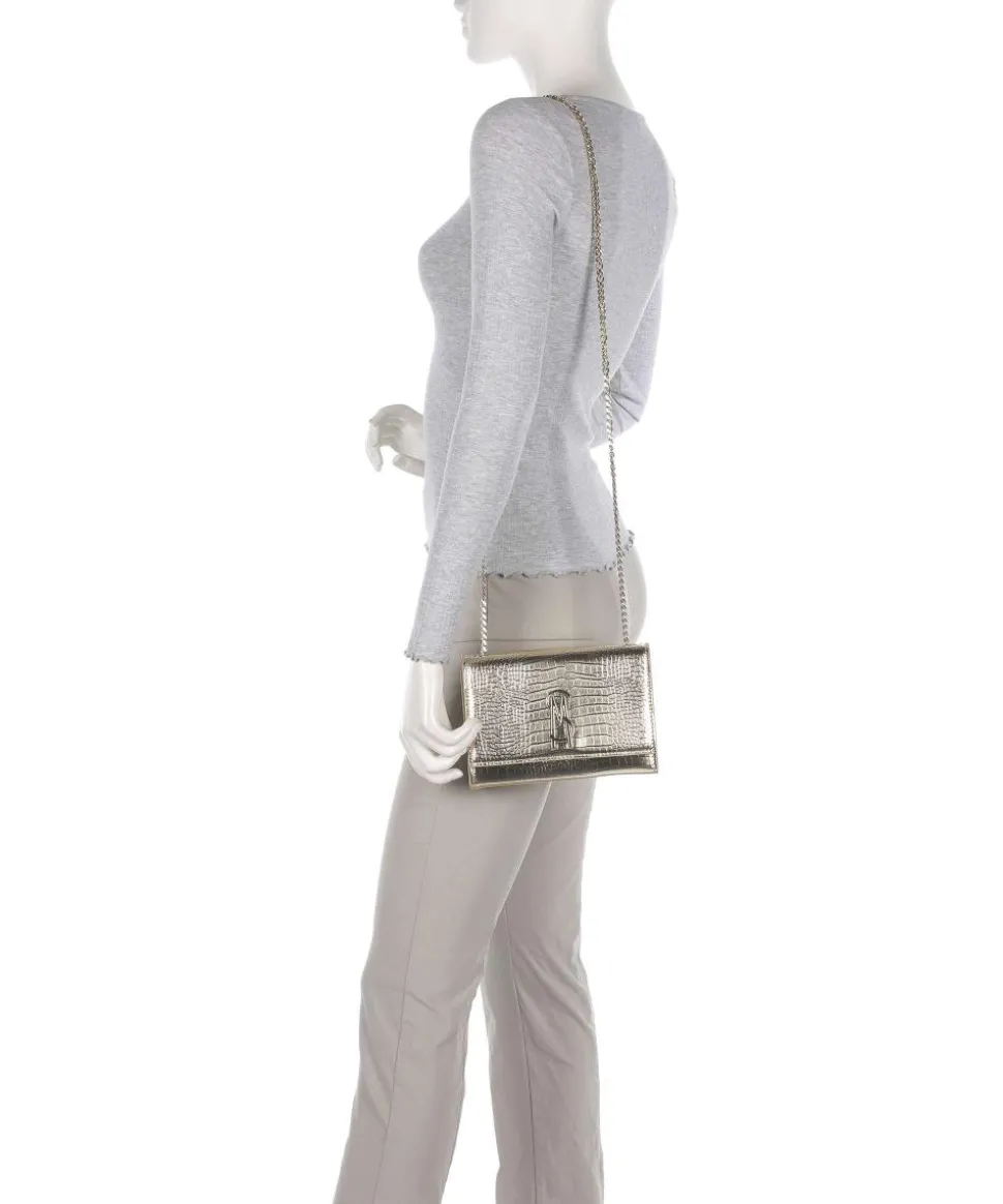 BRAMONIE Umhängetasche Lederimitat gold