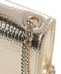 BRAMONIE Umhängetasche Lederimitat gold