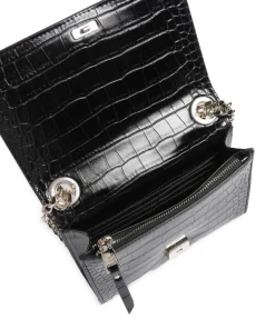 BRAYE Schultertasche Lederimitat schwarz