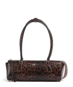 BREMIE-E Schultertasche Lederimitat braun