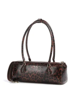 BREMIE-E Schultertasche Lederimitat braun