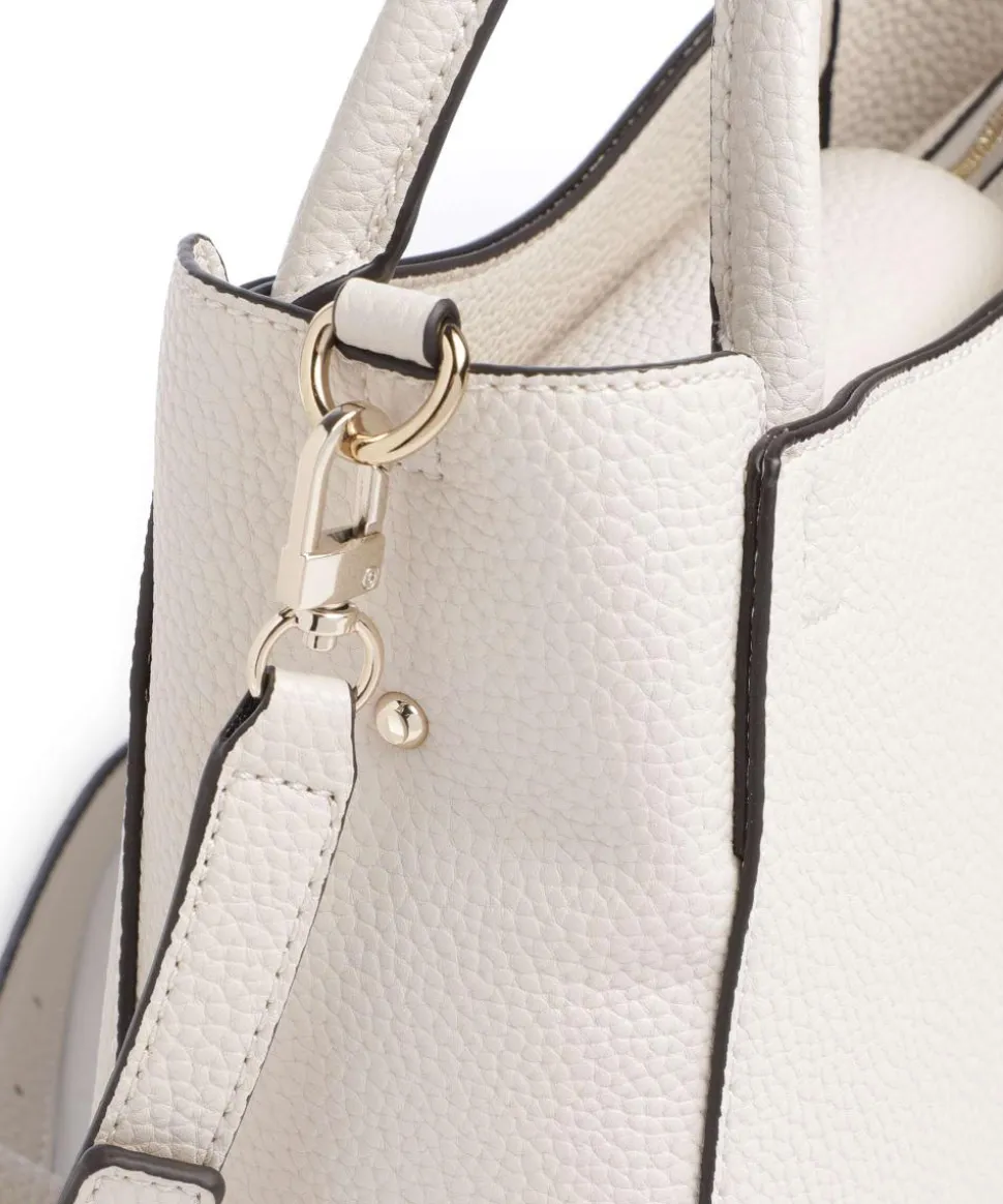 Brenton Handtasche Lederimitat creme