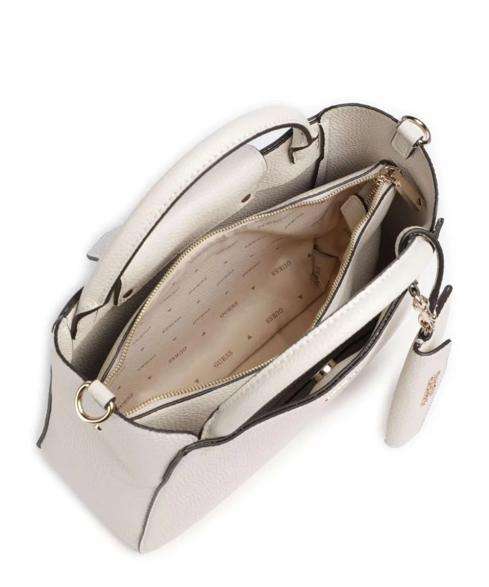 Brenton Handtasche Lederimitat creme