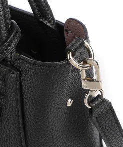 Brenton Handtasche Lederimitat schwarz