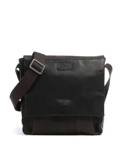 Brick Lane Umhängetasche Leder dunkelbraun