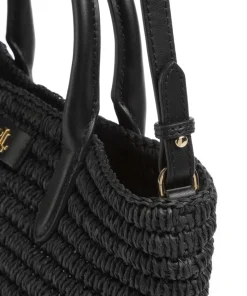 Brie 22 Handtasche Bast schwarz