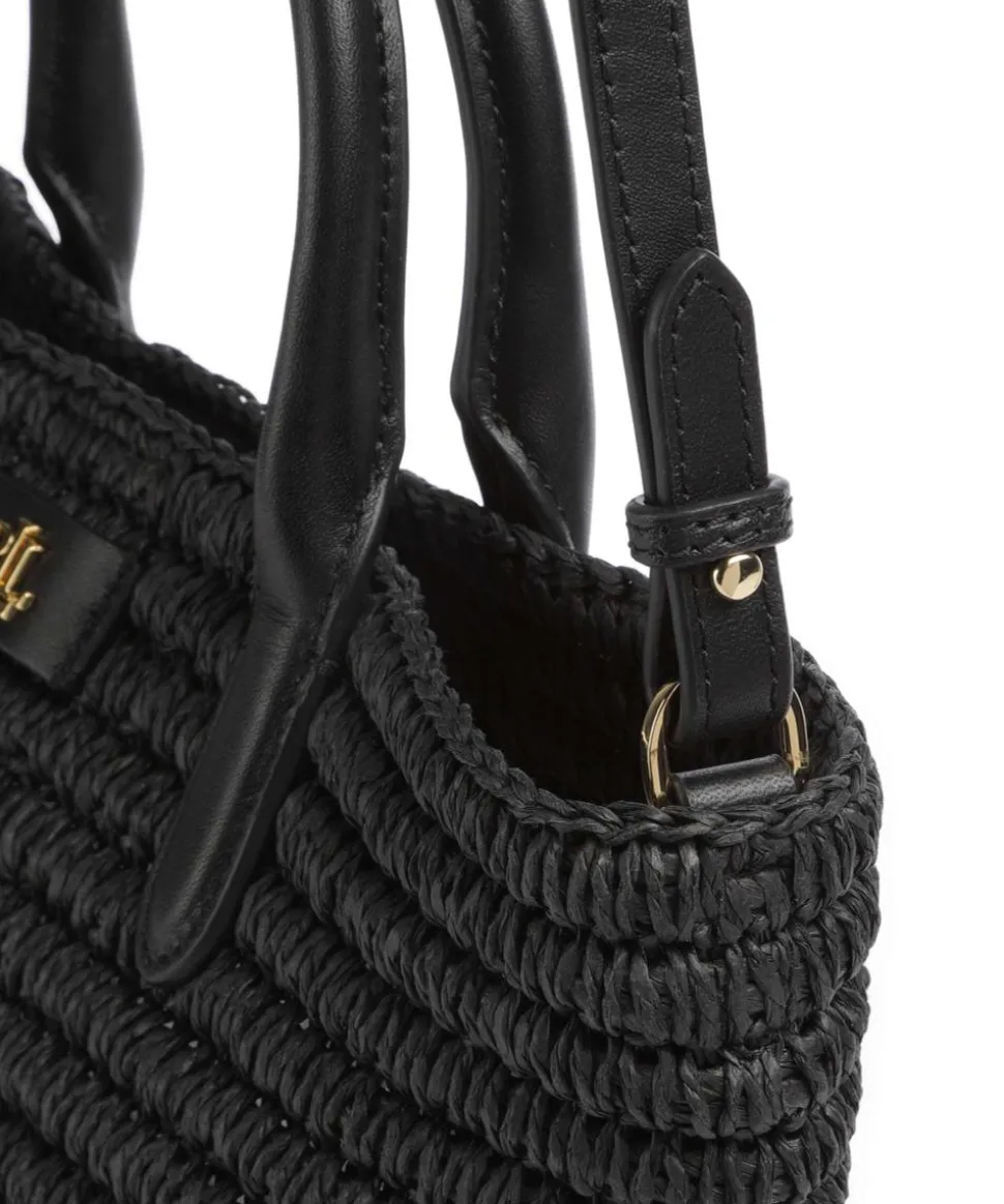 Brie 22 Handtasche Bast schwarz